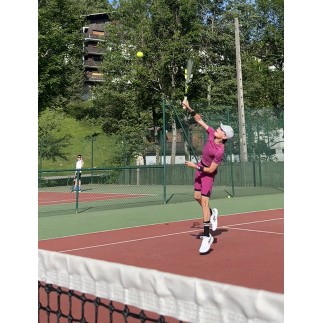 Tournoi amical de tennis en double